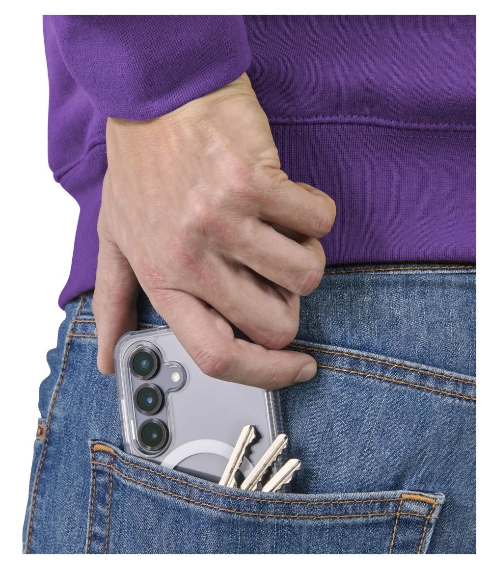 080442 Extreme Protect Cover für Samsung Galaxy S25 FE  (Transparent) 