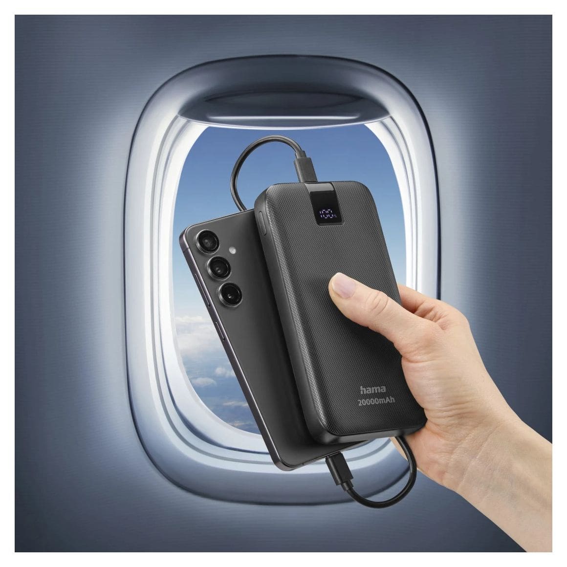 139546 Power Pack Performance 10 10000 mAh Powerbank USB Typ-C  (Anthrazit) 