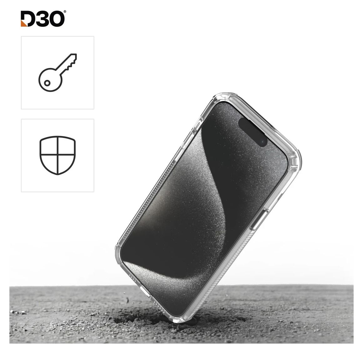 222790 Super Hybrid Klare Bildschirmschutzfolie Kunststoff 9H für  Apple iPhone 16 Pro Schlagfest, Kratzresistent, Splitterfrei, Schockresistent 