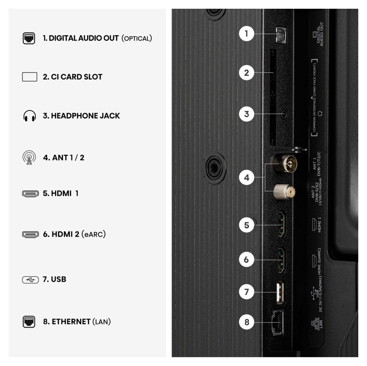 40A49S LED 101,6 cm (40 Zoll) Fernseher Full HD VESA 100 x 200 mm 
