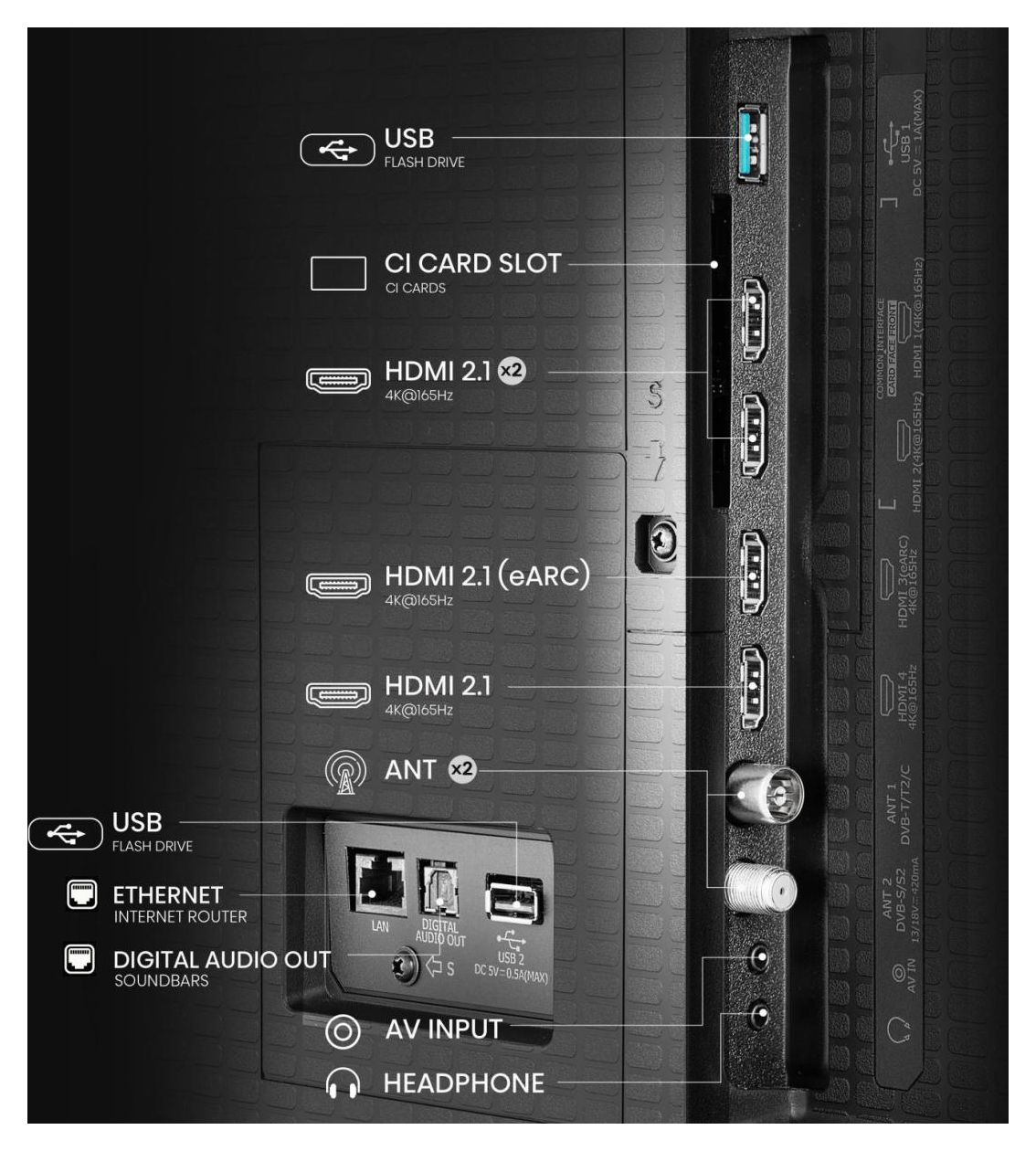 55U7Q Pro LED 139,7 cm (55 Zoll) Fernseher 4K Ultra HD VESA 400 x 200 mm 