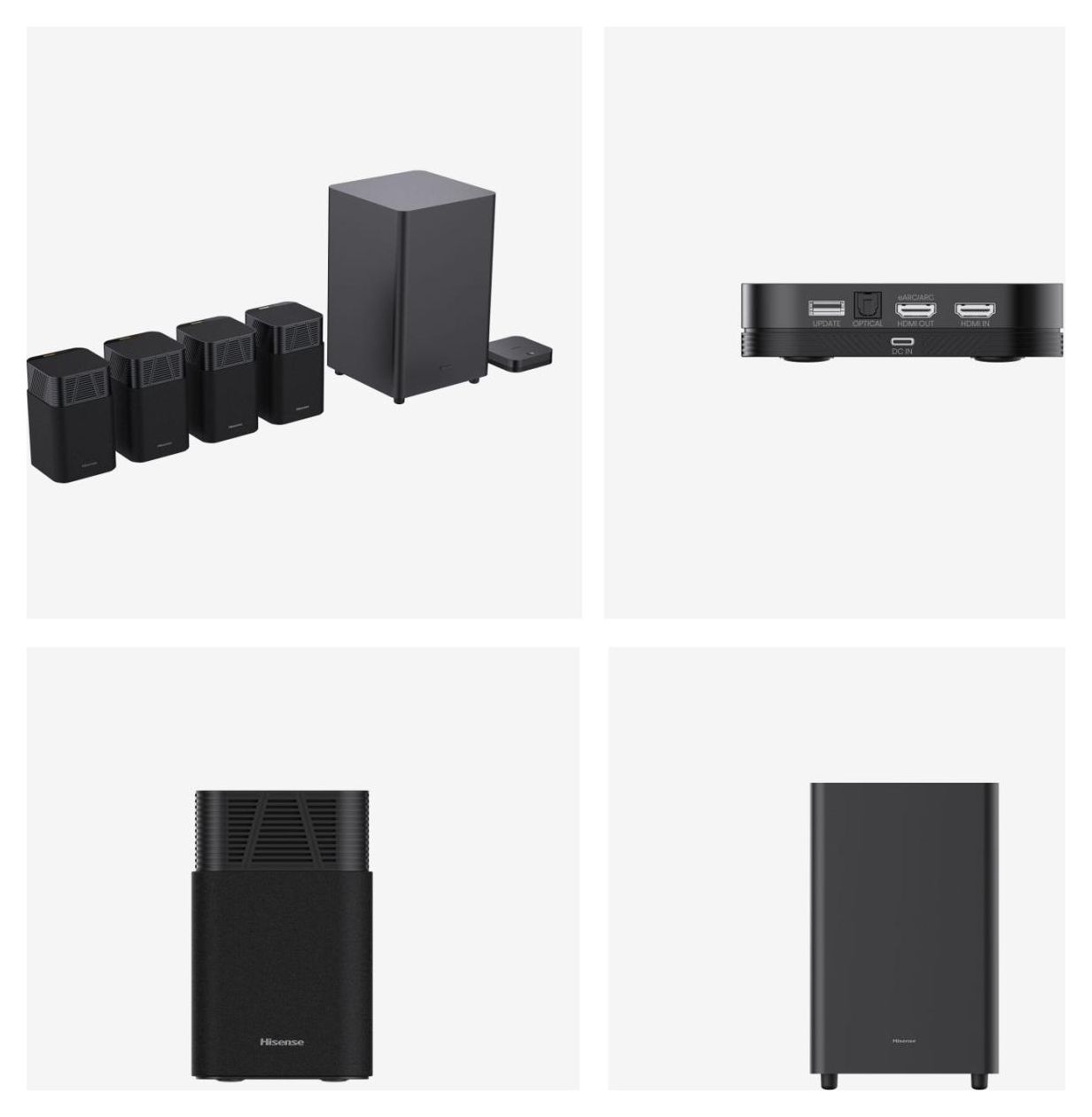 HT Saturn Soundbar 720 W 4.1.2 Kanäle  (Schwarz) 