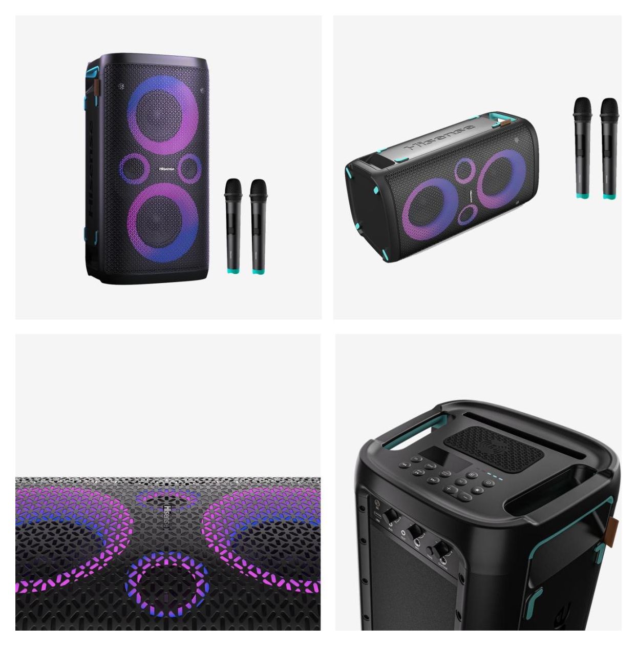 Party Storm 1 300 W Bluetooth Lautsprecher IPX4 Laufzeit bis 15 h  (Schwarz) 