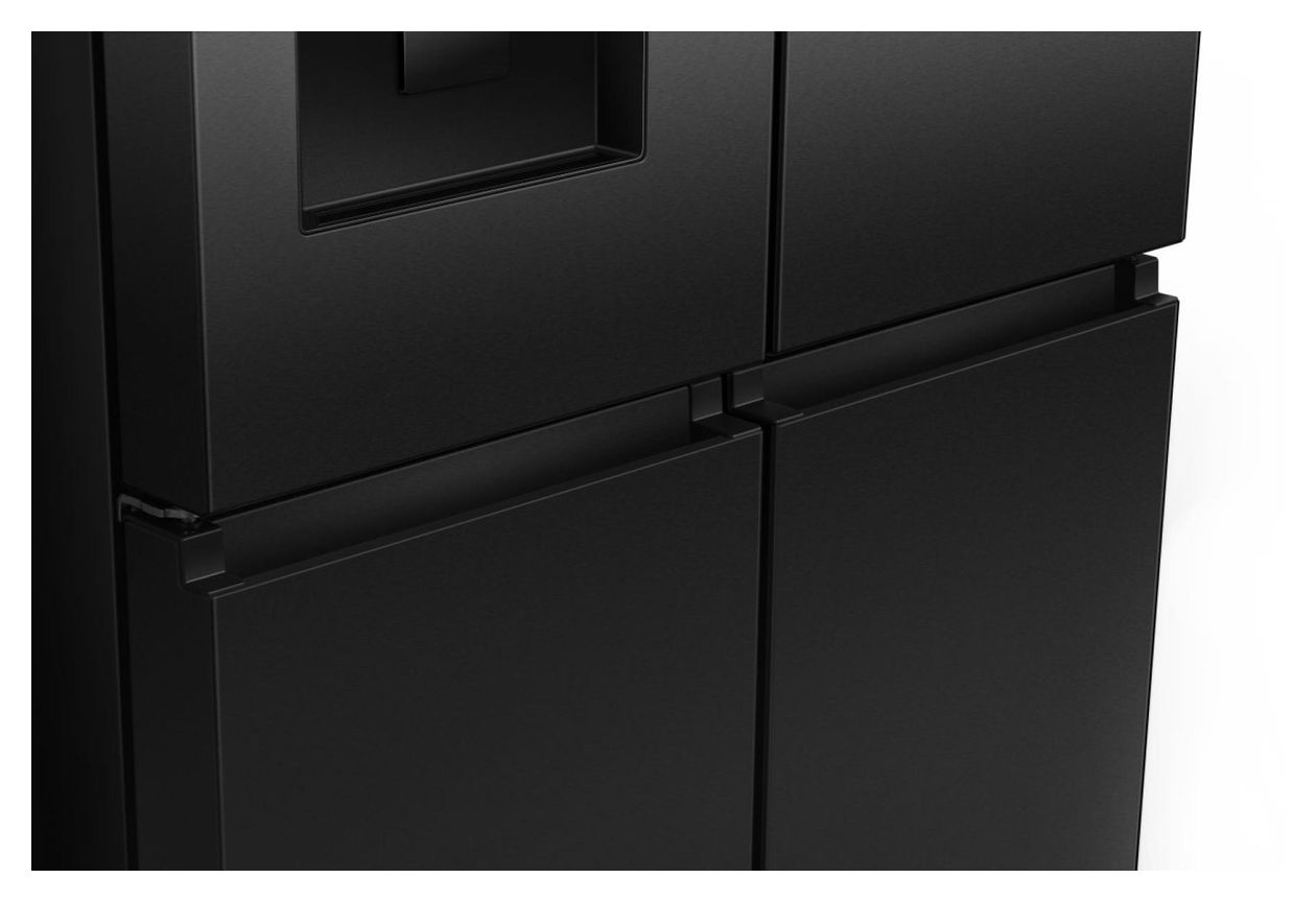 RQ5P470SYFD Side-by-Side Kühl-/ Gefrierkombination 304 l / 87 l 235 kWh NoFrost 1785 mm x 794 mm  (Schwarz) 
