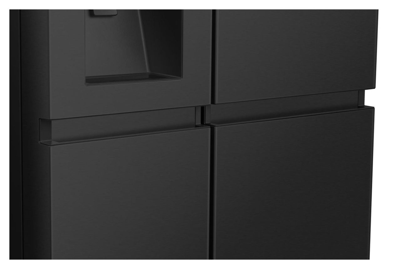 RS818N4TFC Side-by-Side Kühl-/ Gefrierkombination 417 l / 200 l 221 kWh NoFrost 1790 mm x 910 mm  (Schwarz) 