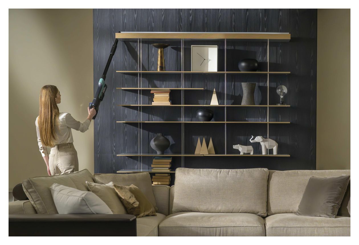 HF201P011 Handstaubsauger Beutellos bis 40 min Laufzeit 14,4 V EPA  (Blau) 