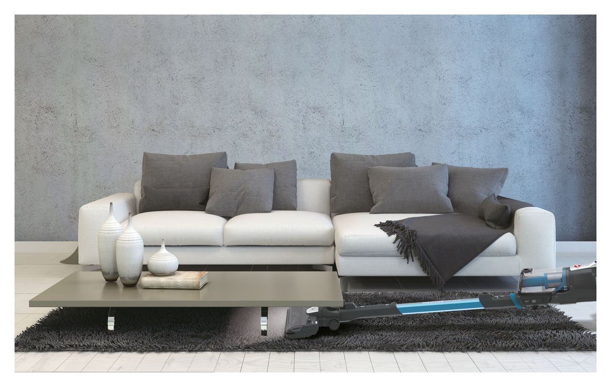 HF522STP011 Handstaubsauger Beutellos bis 45 min Laufzeit 22 V Micro  (Blau, Grau) 