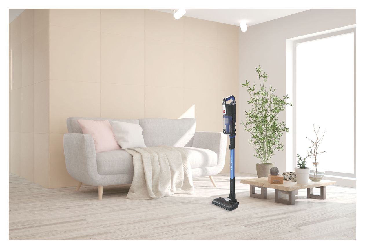 HF522STPE011 Handstaubsauger Beutellos bis 90 min Laufzeit 22 V Micro  (Schwarz, Blau) 