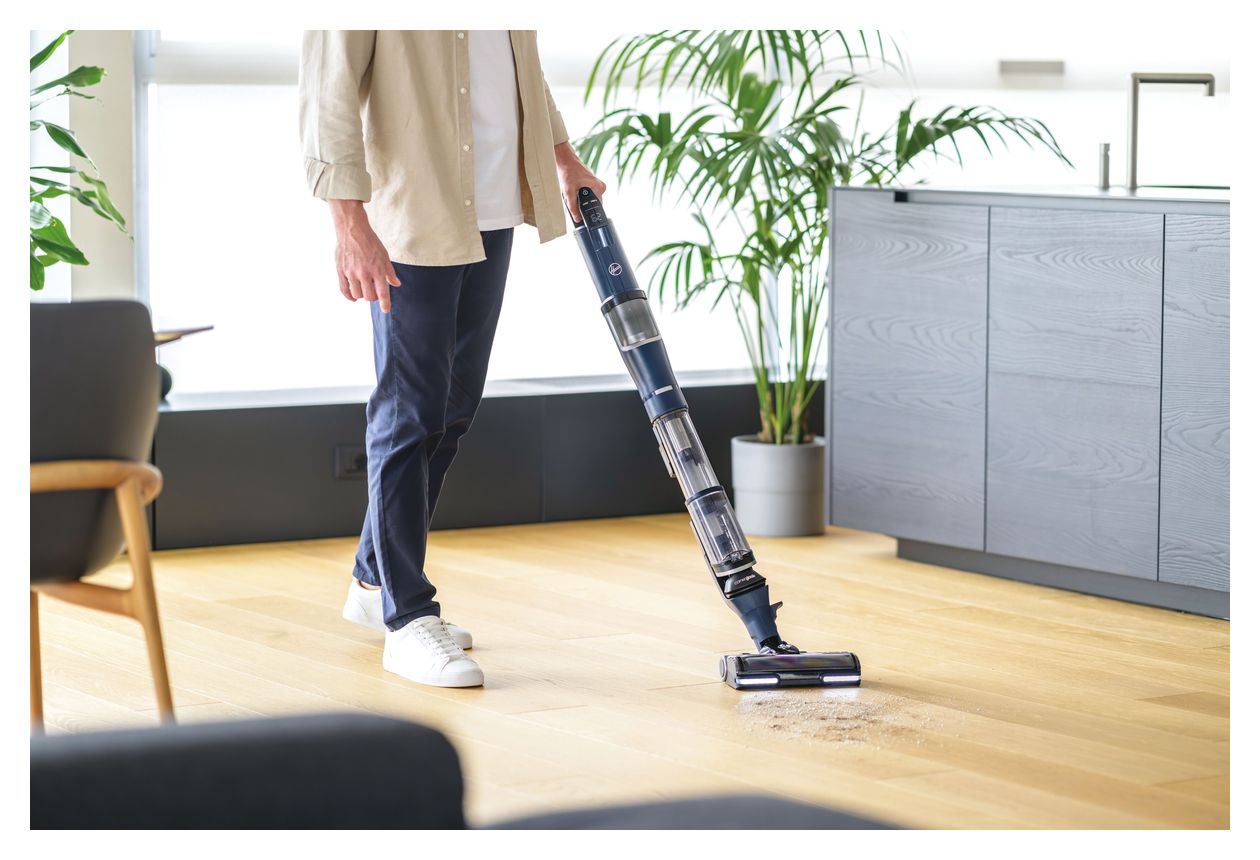 HFX20P011 Handstaubsauger Beutellos bis 30 min Laufzeit 21,6 V EPA  (Blau) 