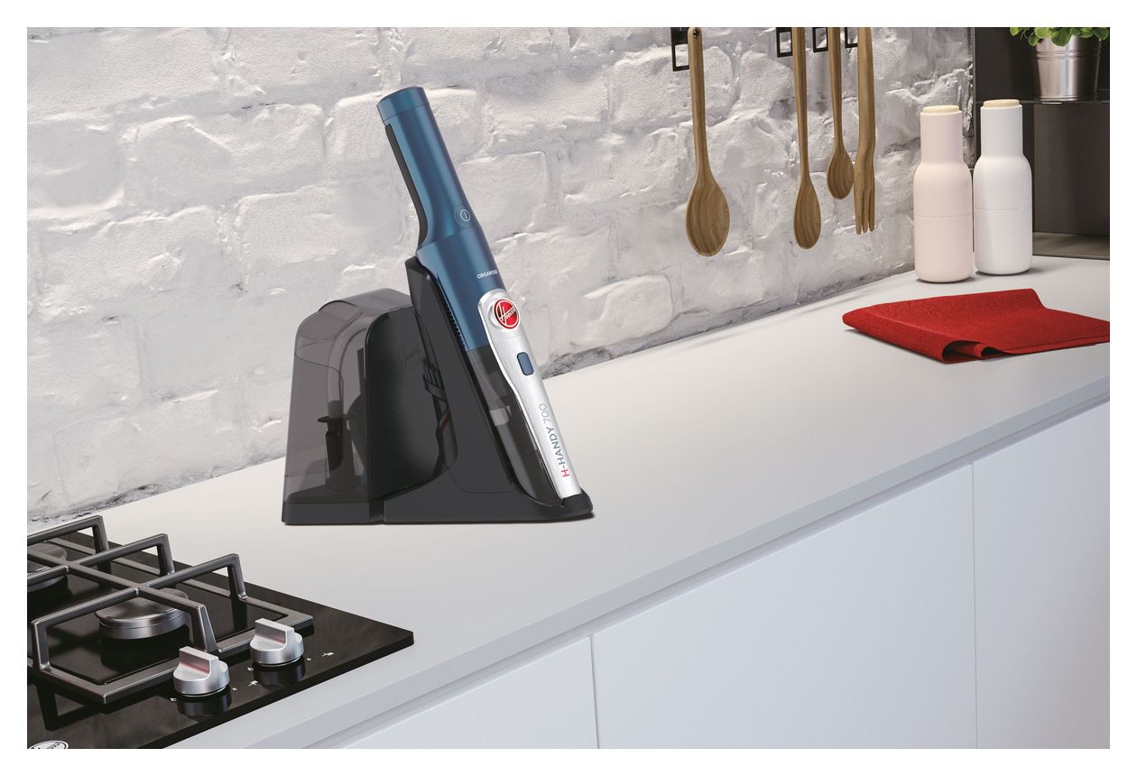 HH710BSS011 Handstaubsauger Beutellos bis 10 min Laufzeit 11,1 V EPA  (Blau) 