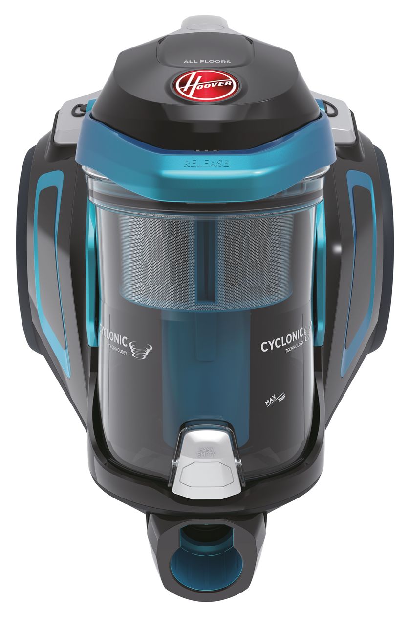 HP710PAR Bodenstaubsauger Beutellos 850 W HEPA  (Schwarz) 