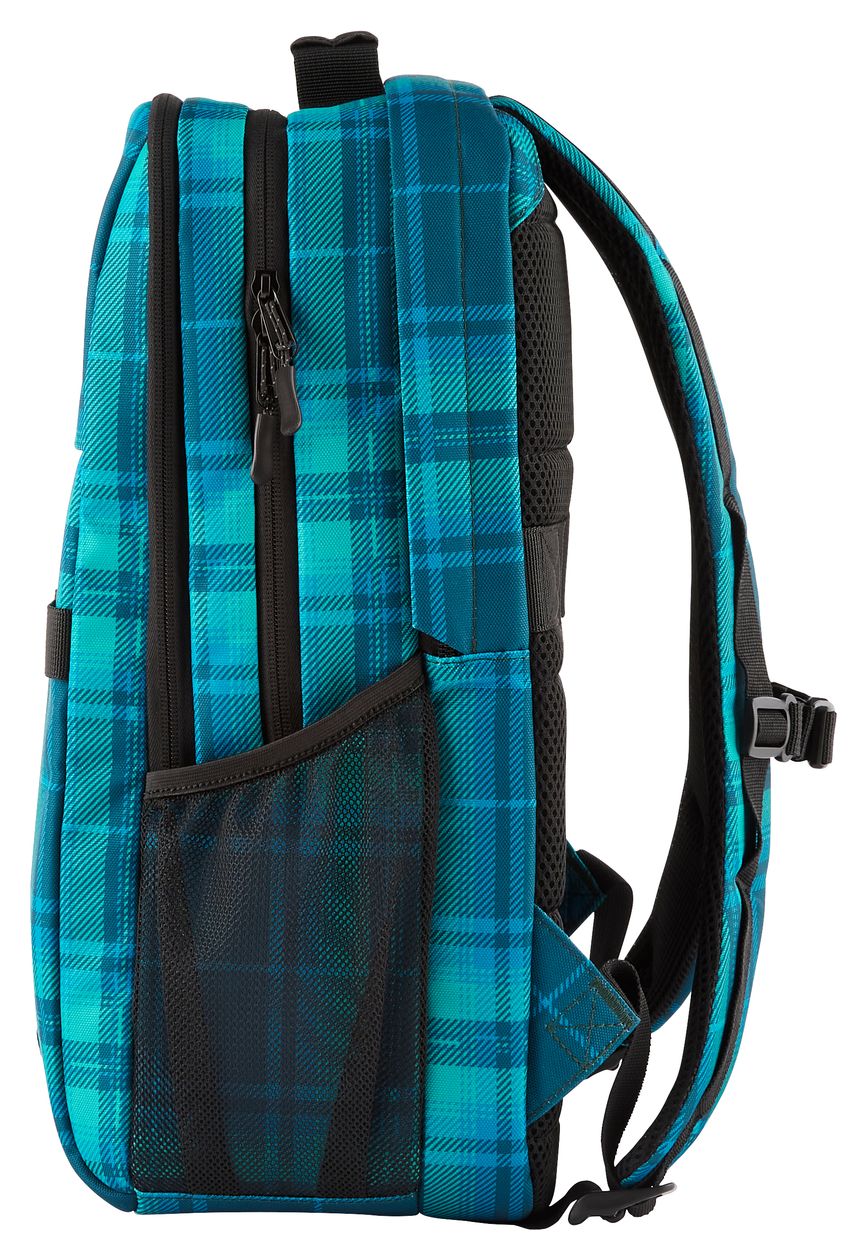 Campus XL Notebook-Rucksack Tartan Plaid bis 40,9 cm (16.1 Zoll) (Blau) 