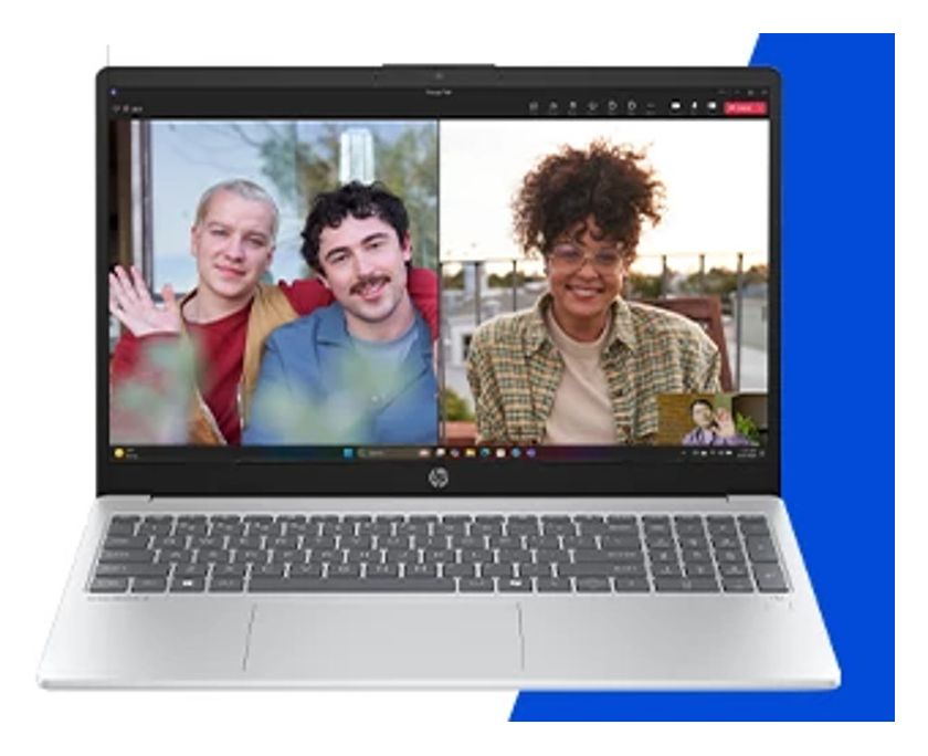 OmniBook 3 15-fn0653ng Full HD Notebook 39,6 cm (15.6 Zoll) 1920 x 1080 Pixel 16 GB Ram 1 TB SSD Windows 11 Home AMD Ryzen 5 max. 4,5 GHz intern  (Silber) 