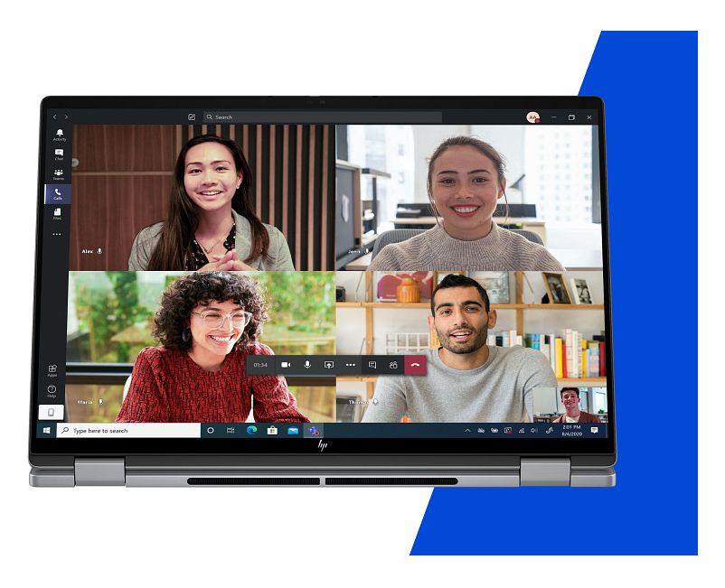 OmniBook X Flip 16-ar0653ng 2K Ultra HD Notebook 40,6 cm (16 Zoll) 1920 x 1200 Pixel 16 GB Ram 1 TB SSD Windows 11 Home AMD Ryzen 5 max. 4,8 GHz intern  (Silber) 