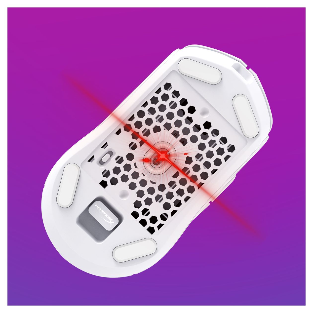 HyperX Pulsefire Haste 2 Wireless 26000 DPI Gaming Maus  (Weiß) 