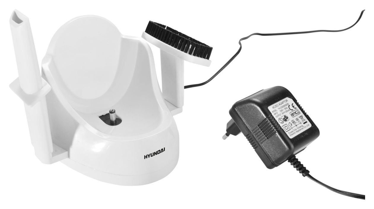 HVC101 Handstaubsauger Beutellos bis 15 min Laufzeit 4,8 V  (Grau, Weiß) 