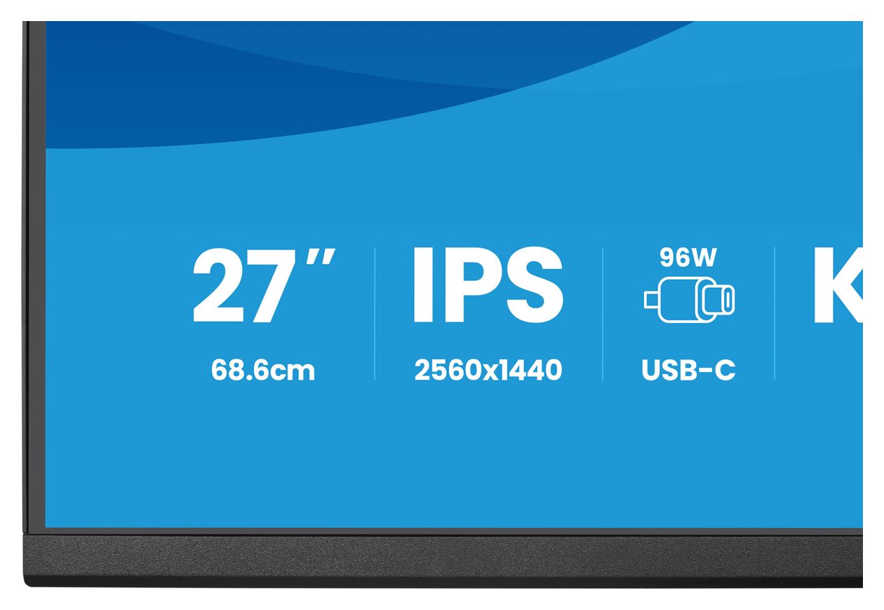 ProLite XB2797QSNP-B1 Quad HD Monitor 68,6 cm (27 Zoll) 16:9 350 cd/m²  (Schwarz) 