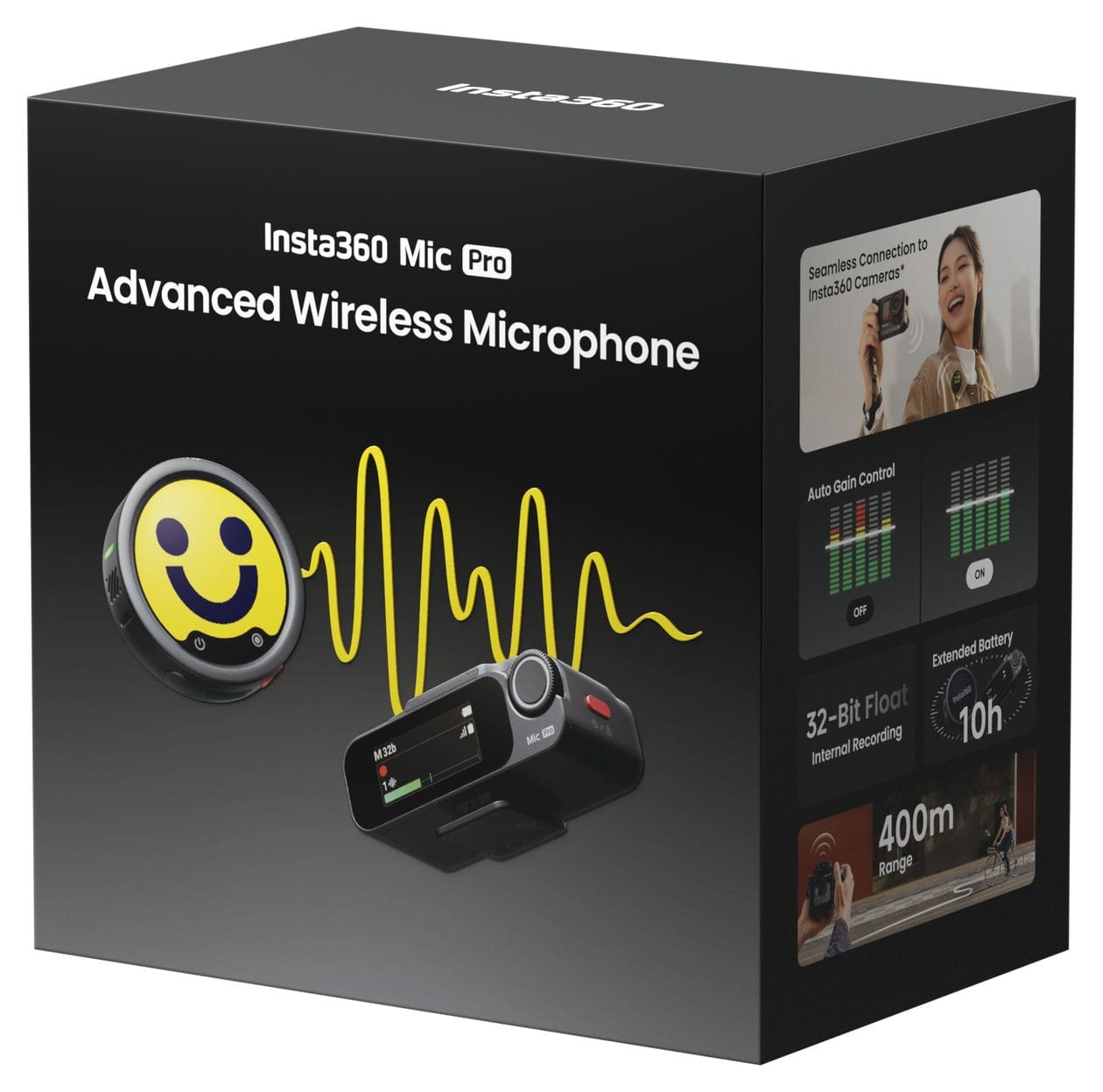 Mic Pro (1 TX + 1 RX)  (Schwarz) 