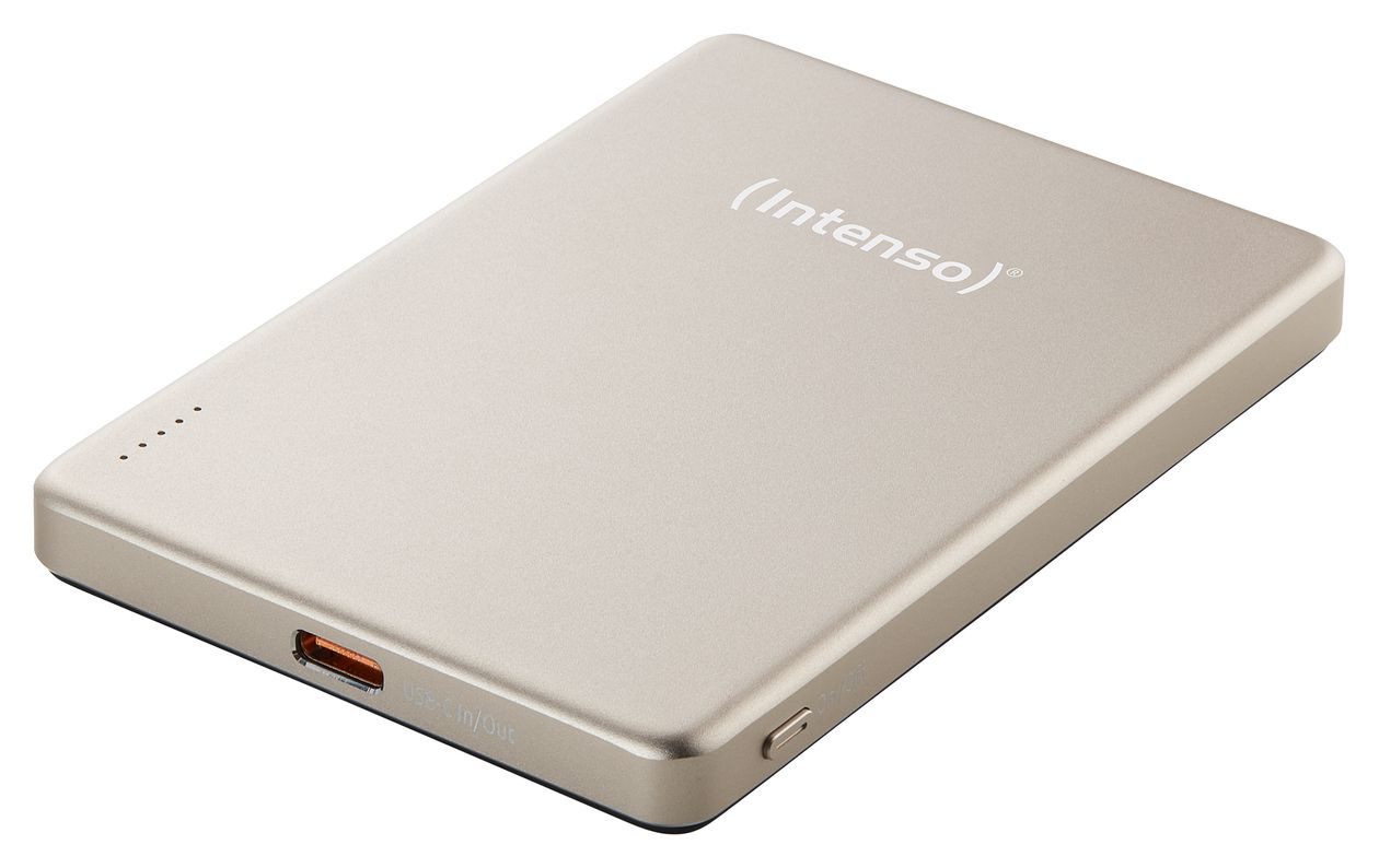 MW 5000 mAh Powerbank USB Typ-C Kabelloses Laden  (Champagner) 