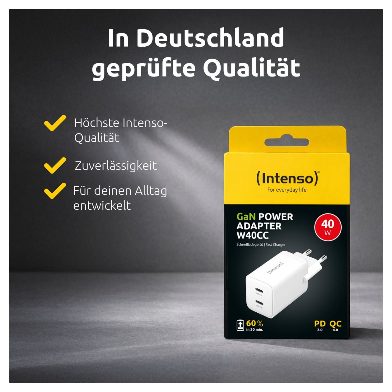 POWER ADAPTER 2XUSB-C GAN/7804012 