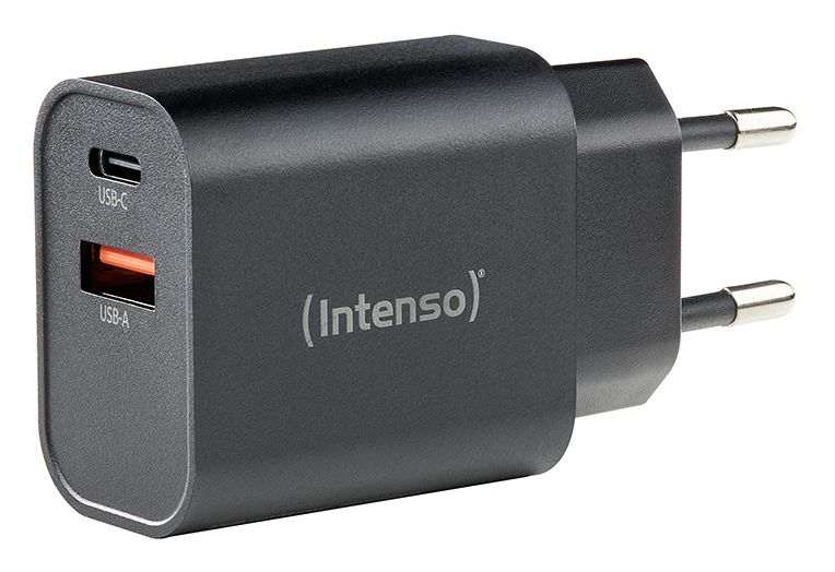 Power Adapter W30AC, 30W, USB-A und USB-C Anschluss, schwarz 