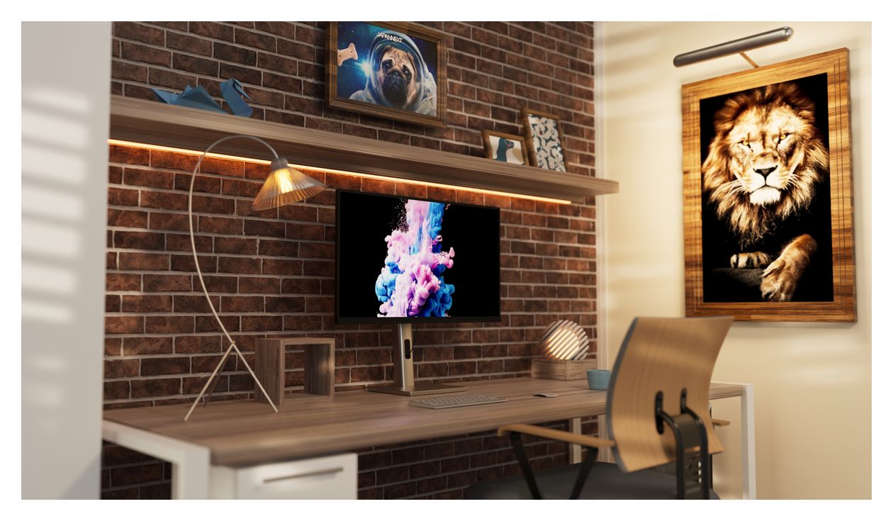 JN-IPS275K-HSPC9 5K Ultra HD Monitor 68,6 cm (27 Zoll) 16:9 8 ms  (Schwarz, Silber) 