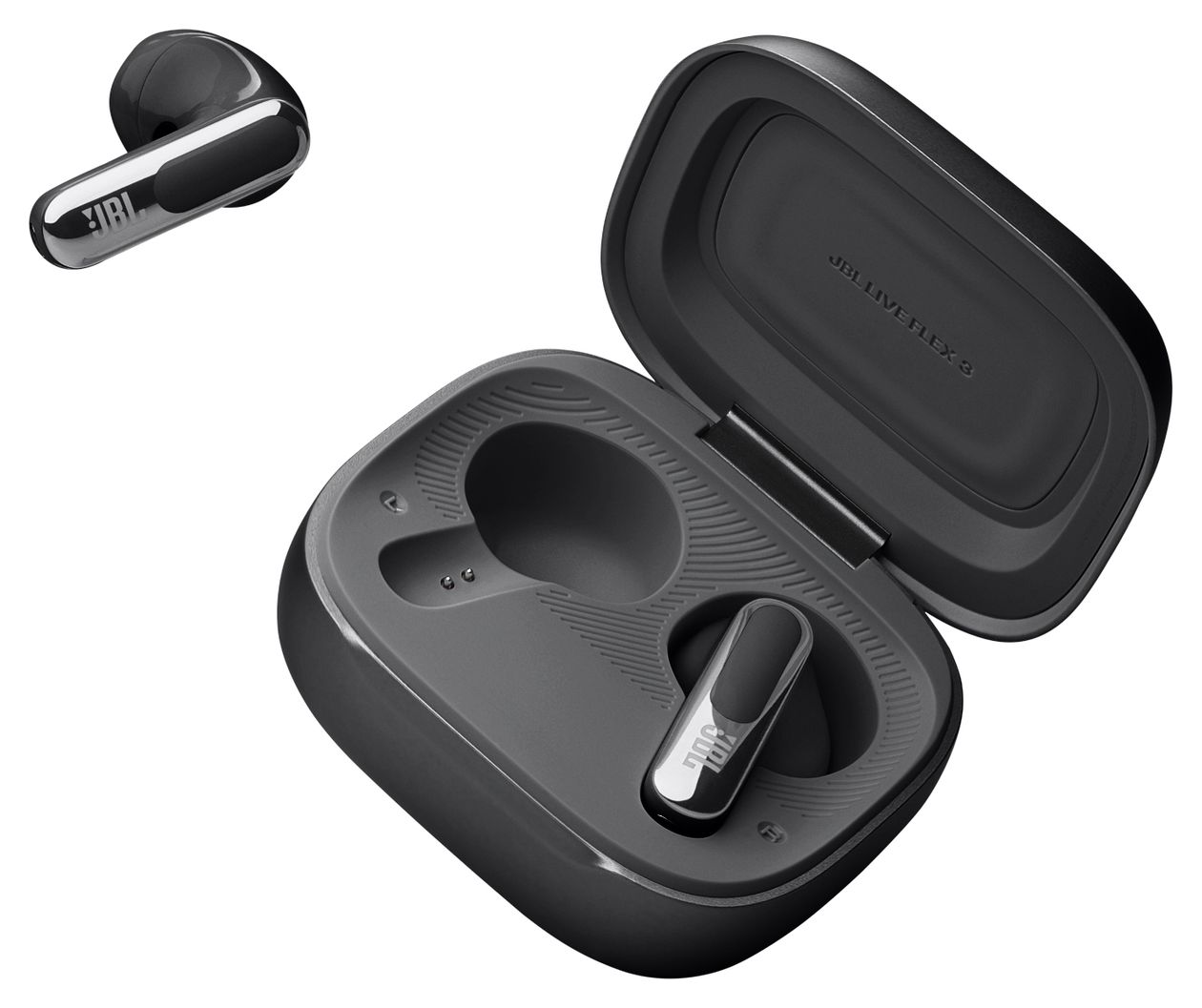 Live Flex 3 In-Ear Bluetooth Kopfhörer kabellos 7 h Laufzeit IP54  (Schwarz) 