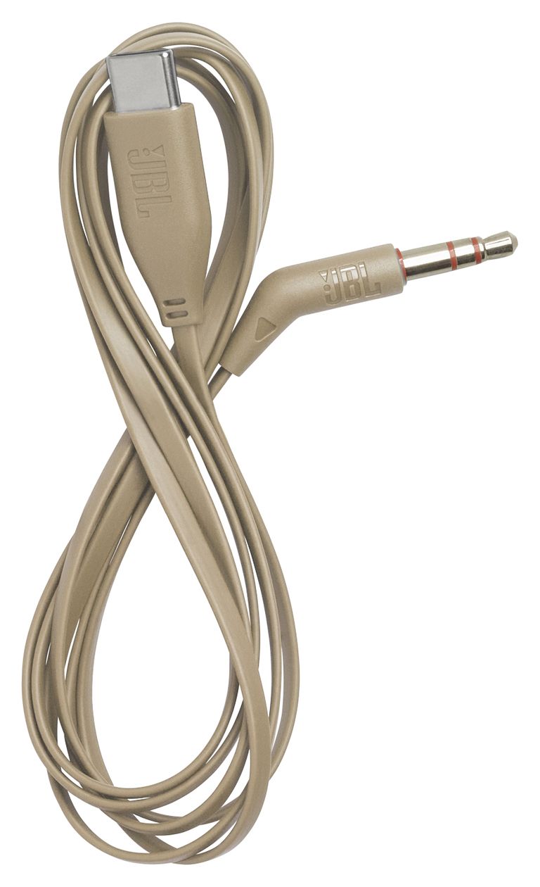 Tune 680NC Ohraufliegender Bluetooth Kopfhörer kabelgebunden&kabellos 76 h Laufzeit USB Typ-C  (Beige) 