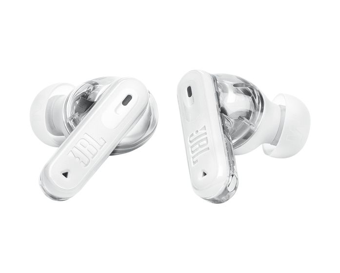 Tune Beam 2 Ghost Edition In-Ear Bluetooth Kopfhörer kabellos 12 h Laufzeit IP54  (Weiß) 
