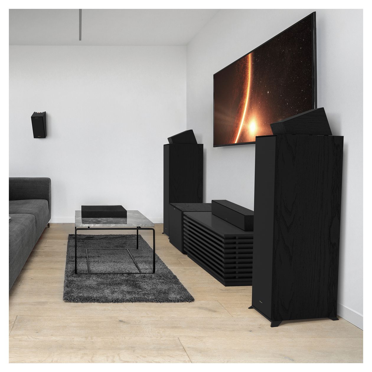 R-800F 600 W 2-Wege Lautsprecher  (Schwarz) 