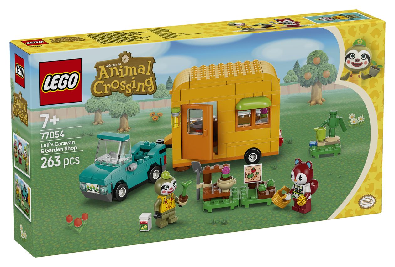 Animal Crossing Gerds Wohnwagen und Gärtnerei Bauset 263 Teile  (Mehrfarbig) 