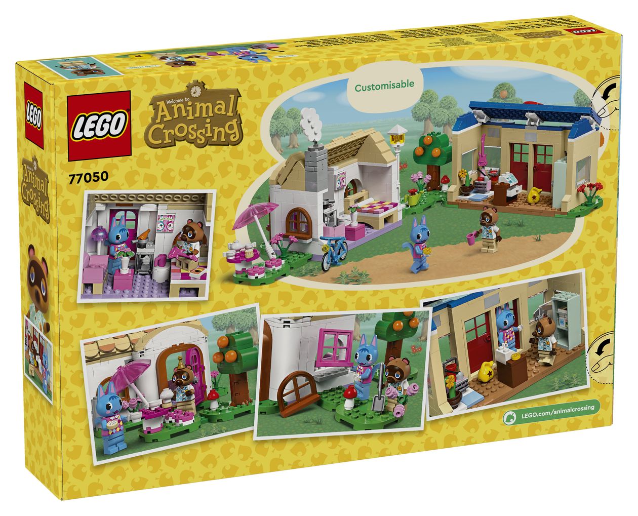 Animal Crossing Nooks Laden und Sophies Haus Bauset 535 Teile  (Mehrfarbig) 