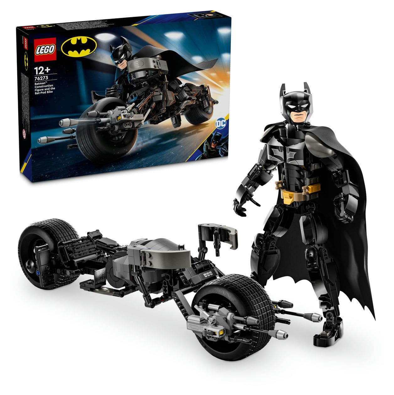 BatmanTM Baufigur mit dem Batpod 