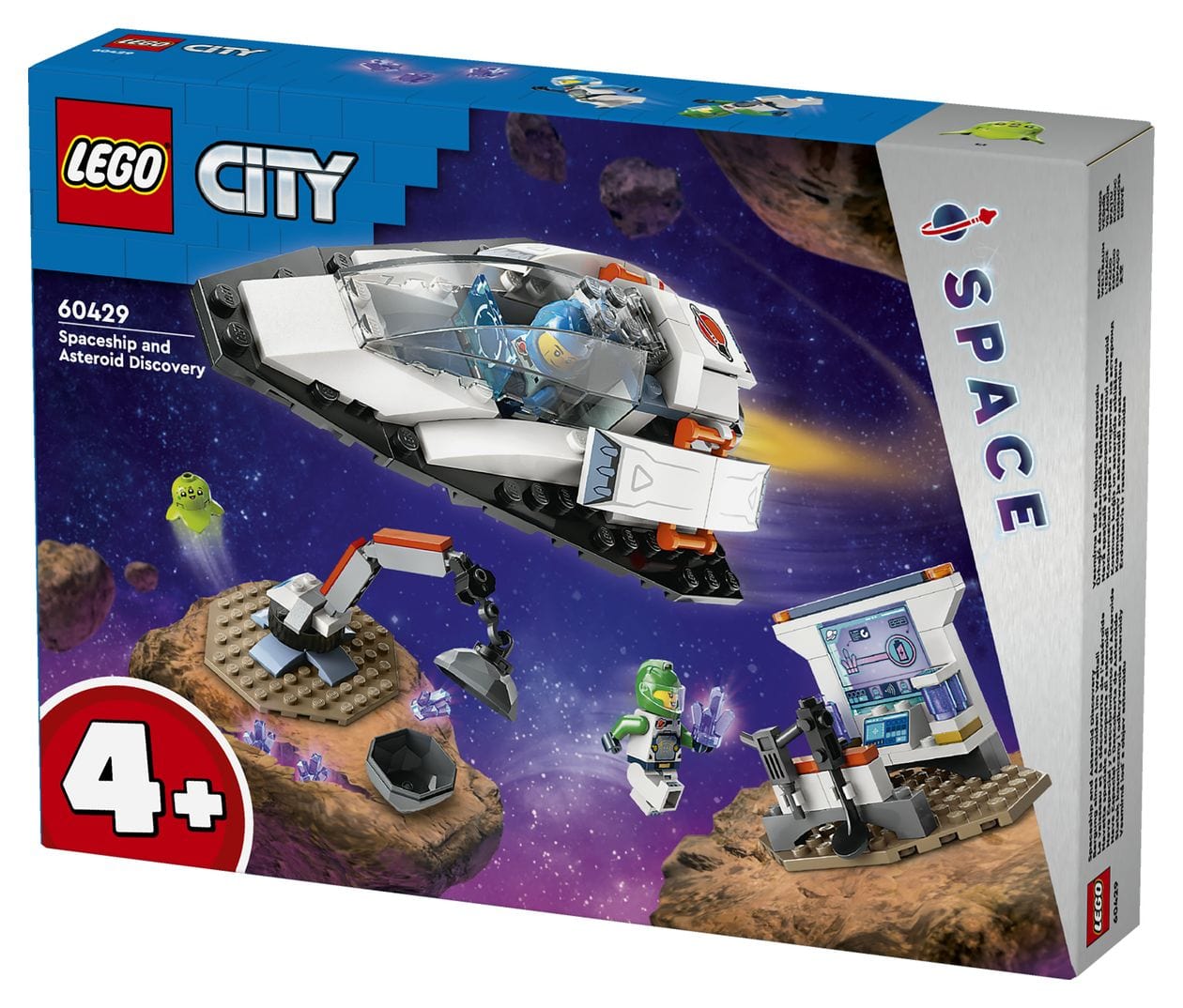 Bergung eines Asteroiden im Weltall 