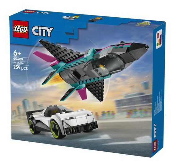 Düsenflieger vs. Rennauto 