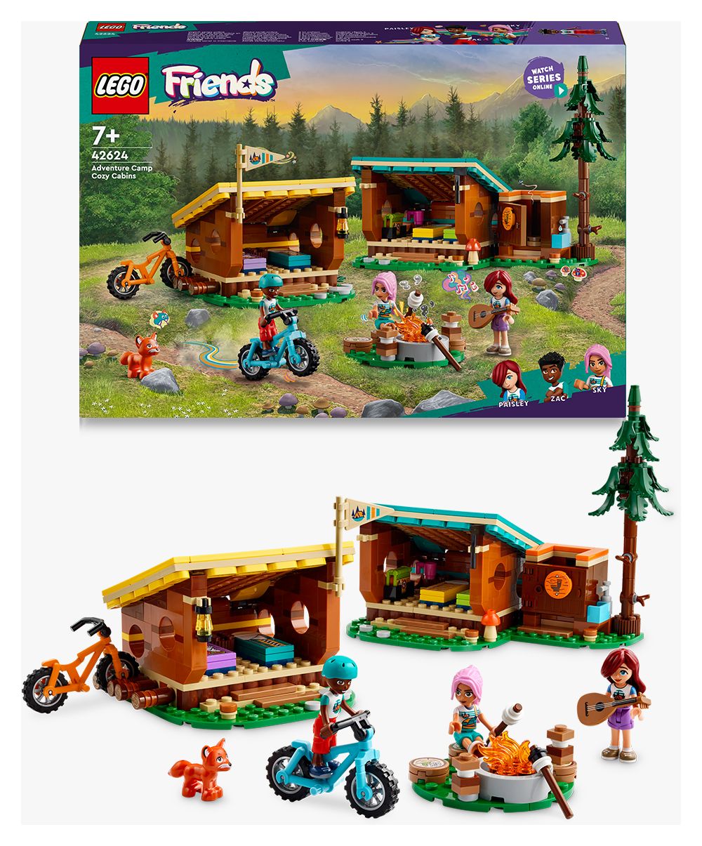 Gemütliche Hütten im Abenteuercamp 