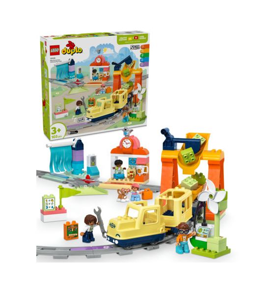 Große interaktive Eisenbahn 