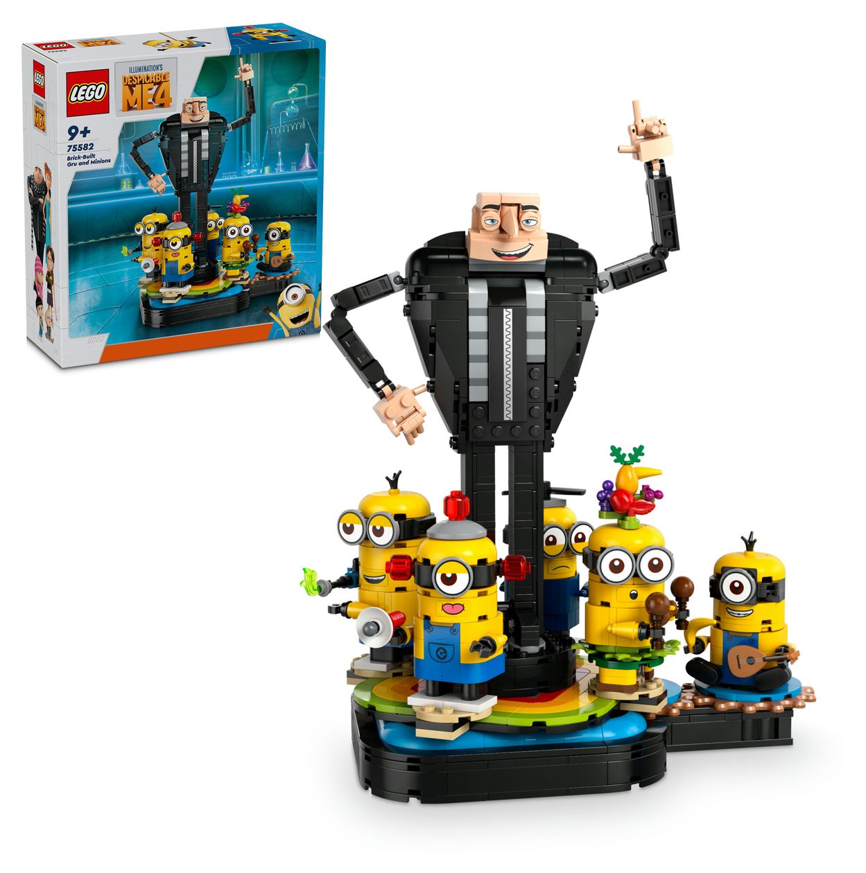 Gru und die Minions aus LEGO® Steinen 