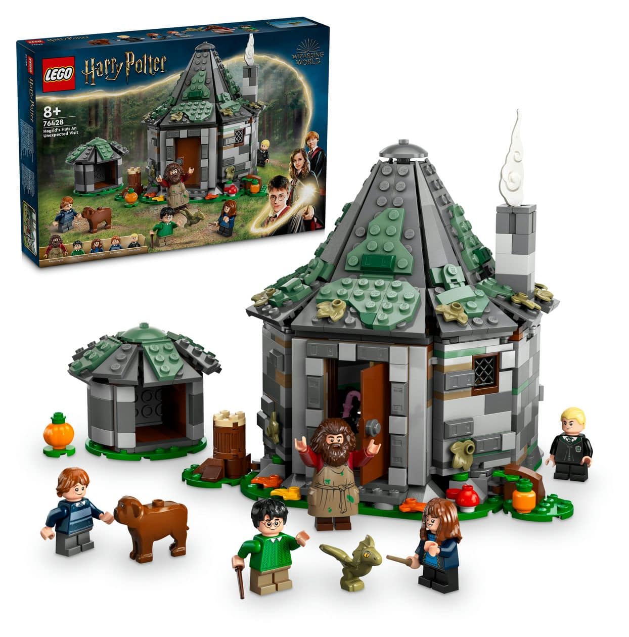 Harry Potter Hagrids Hütte Ein unerwarteter Besuch Bauset 896 Teile  (Mehrfarbig) 
