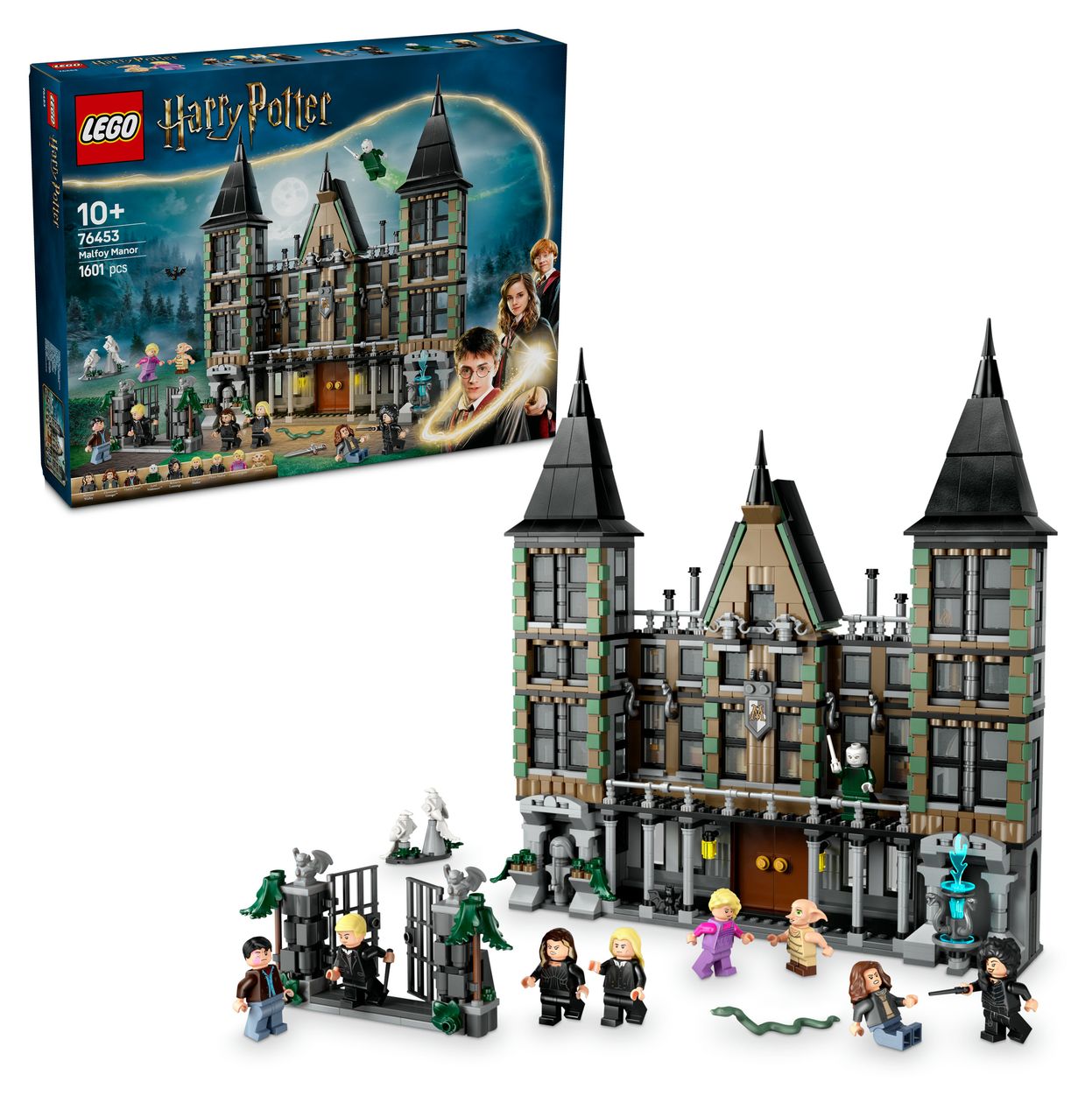 Harry Potter Landsitz der Familie Malfoy Bauset 1601 Teile  (Mehrfarbig) 