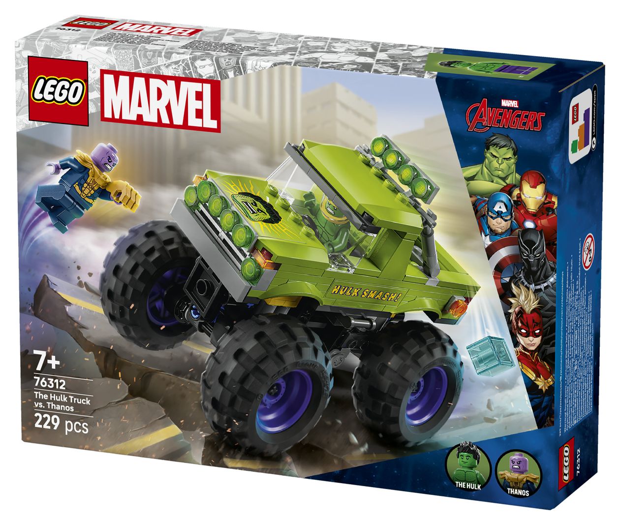 Hulk-Truck vs. Thanos 