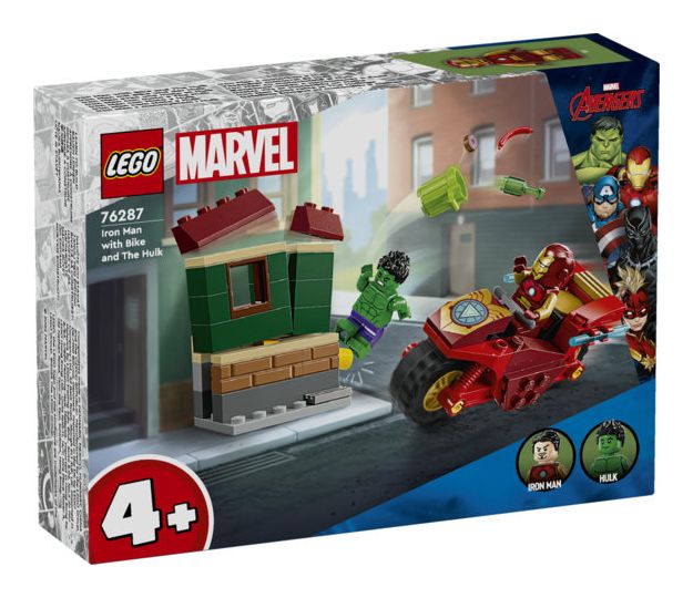 Iron Man mit Bike und der Hulk 