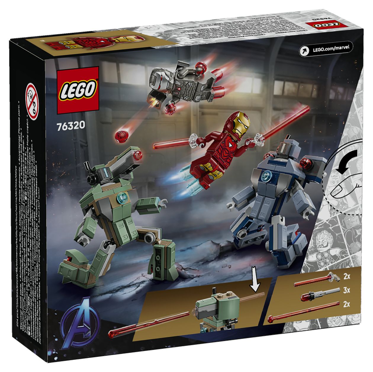 Iron Man & War Machine vs. Hammer-Drohnen 