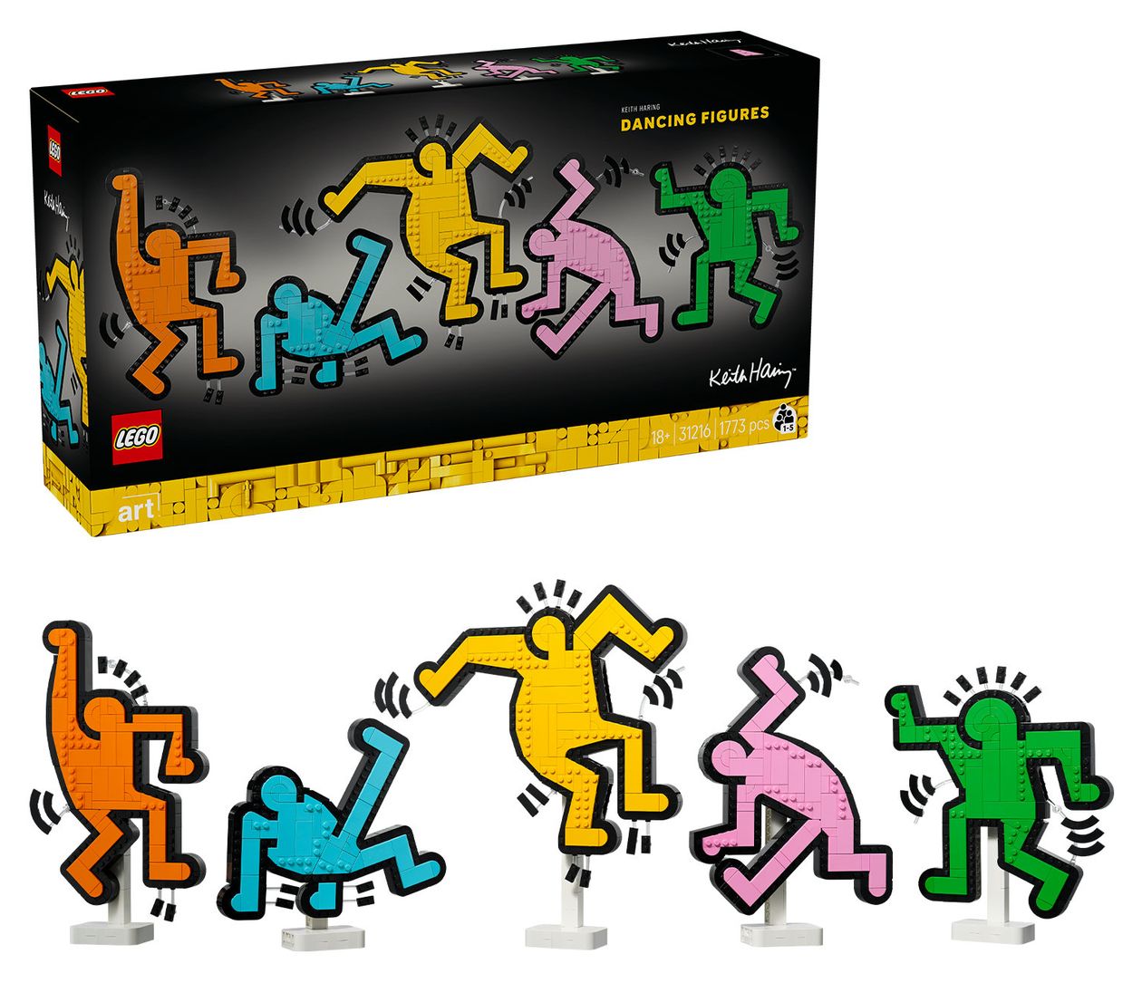 Keith Haring – Tanzende Figuren 