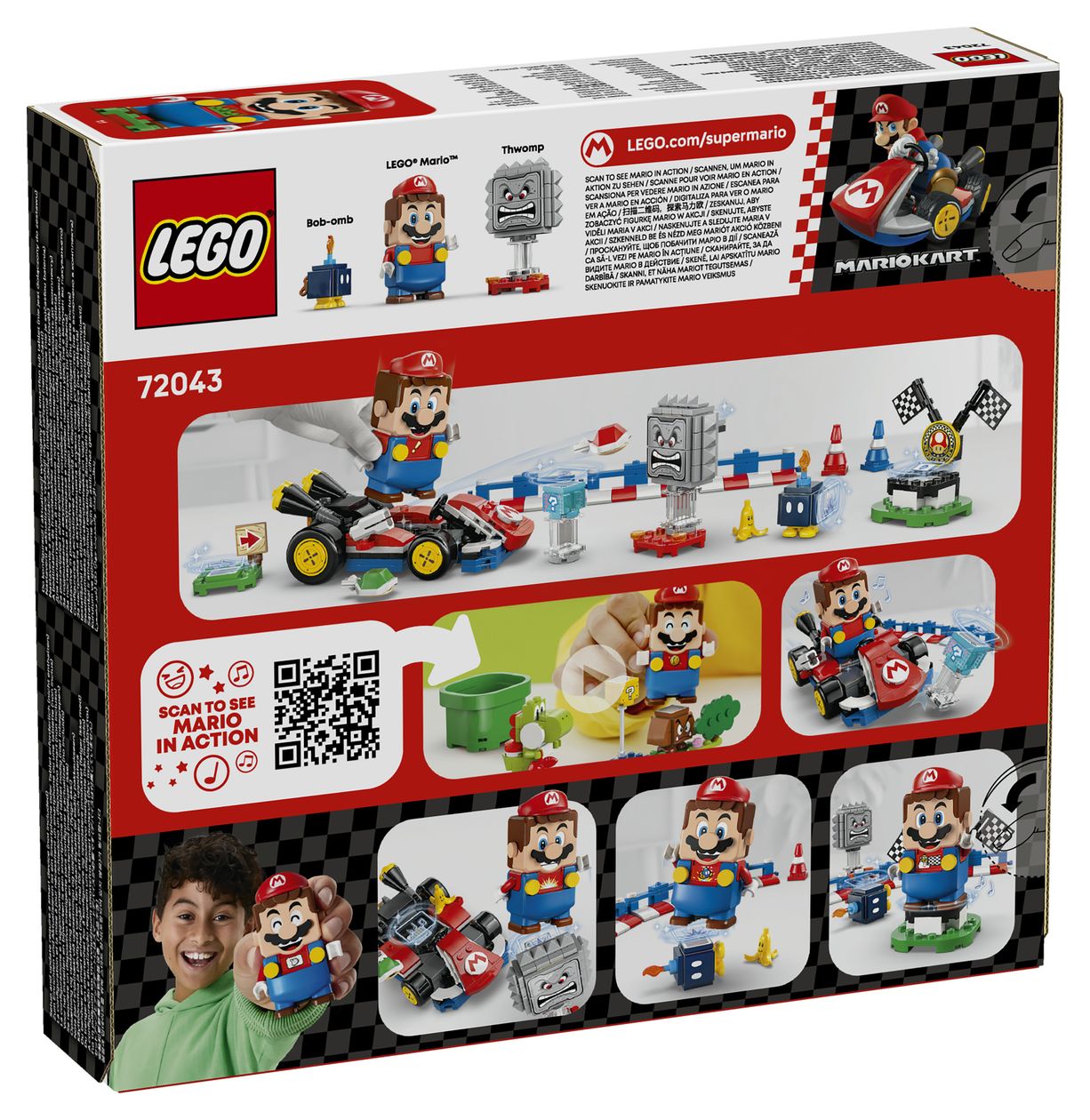 Mario KartTM – Interaktiver LEGO® MarioTM & Standard-Kart 