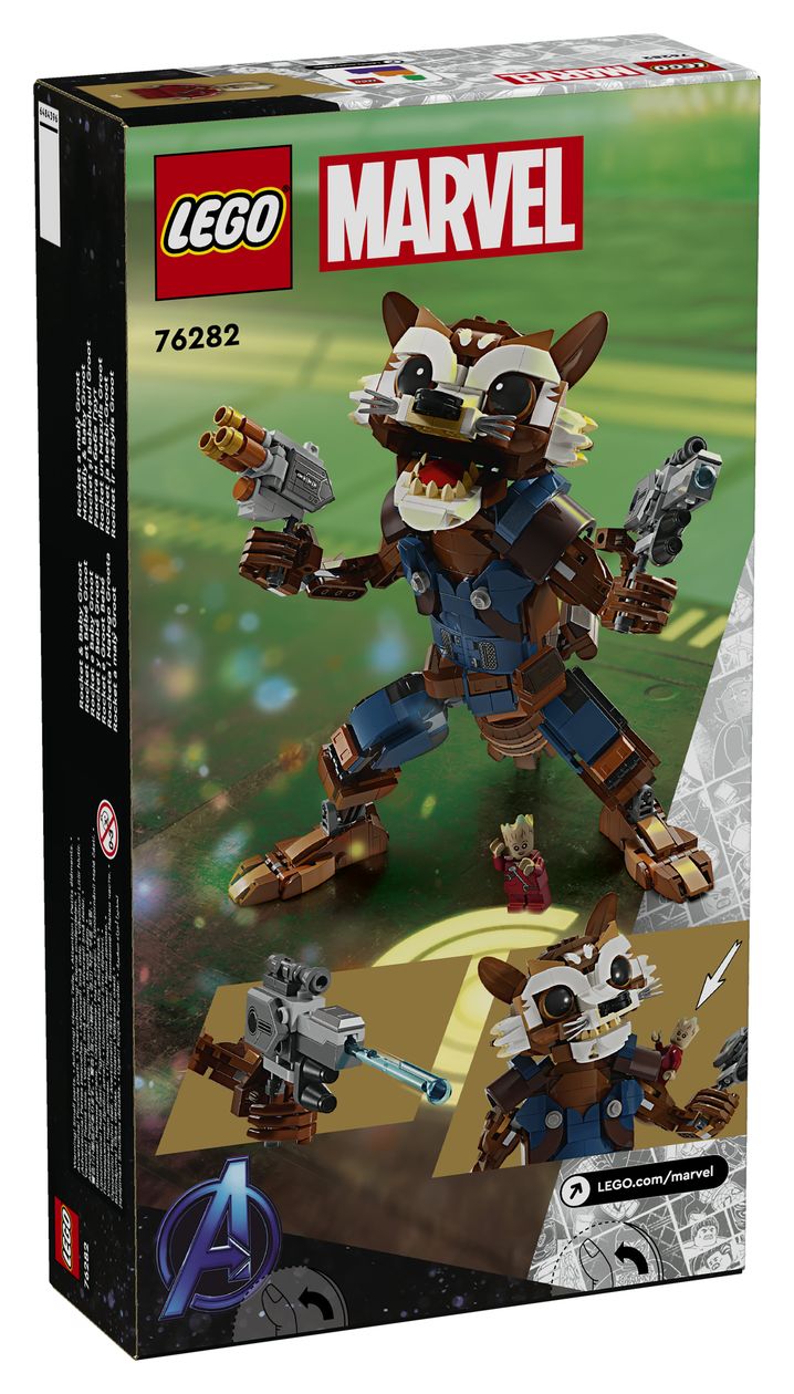 Marvel Rocket und Baby Groot Bauset 566 Teile  (Mehrfarbig) 