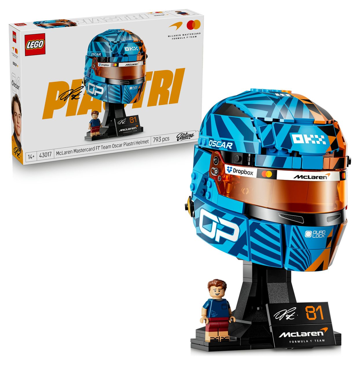McLaren Mastercard F1® Team Oscar Piastri Helm 