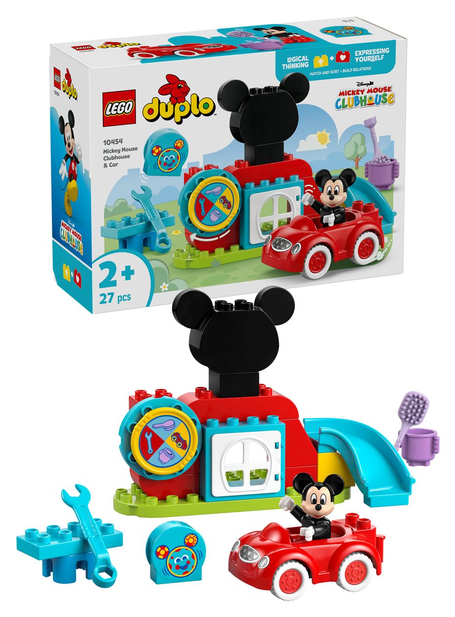 Mickys Clubhaus und Auto 