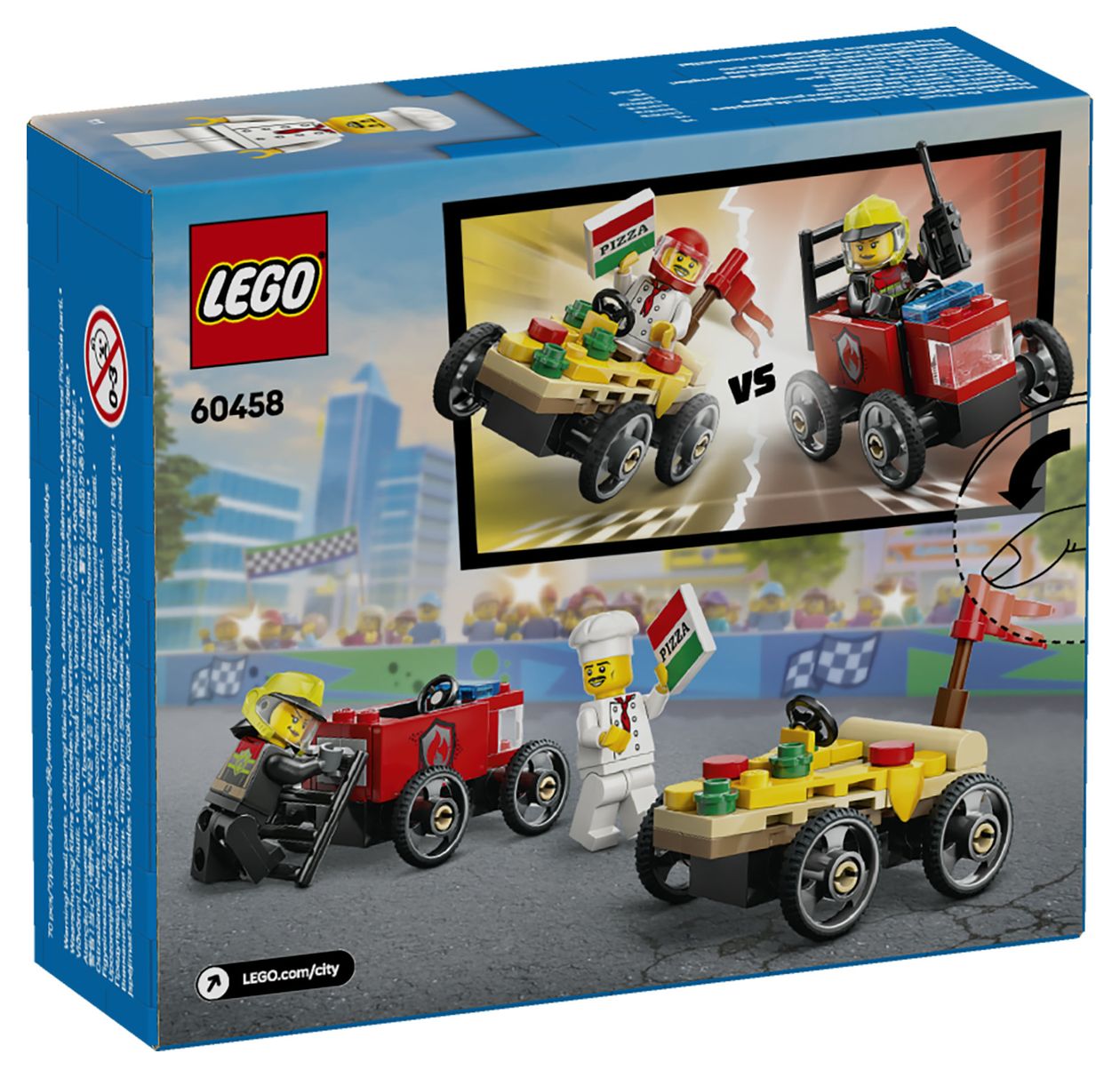Pizzalieferwagen vs. Löschauto 