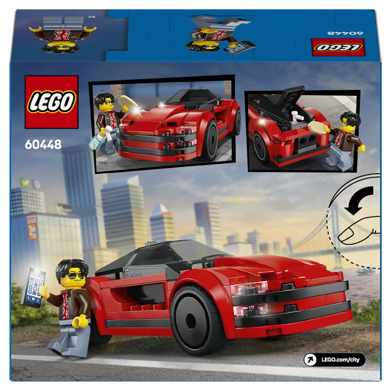 Roter Sportwagen 